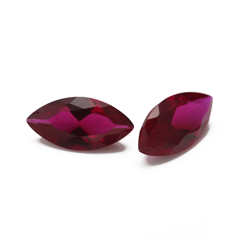 8 # Marquis Red Corundum Производитель напрямую продает рубиновые украшения оптом