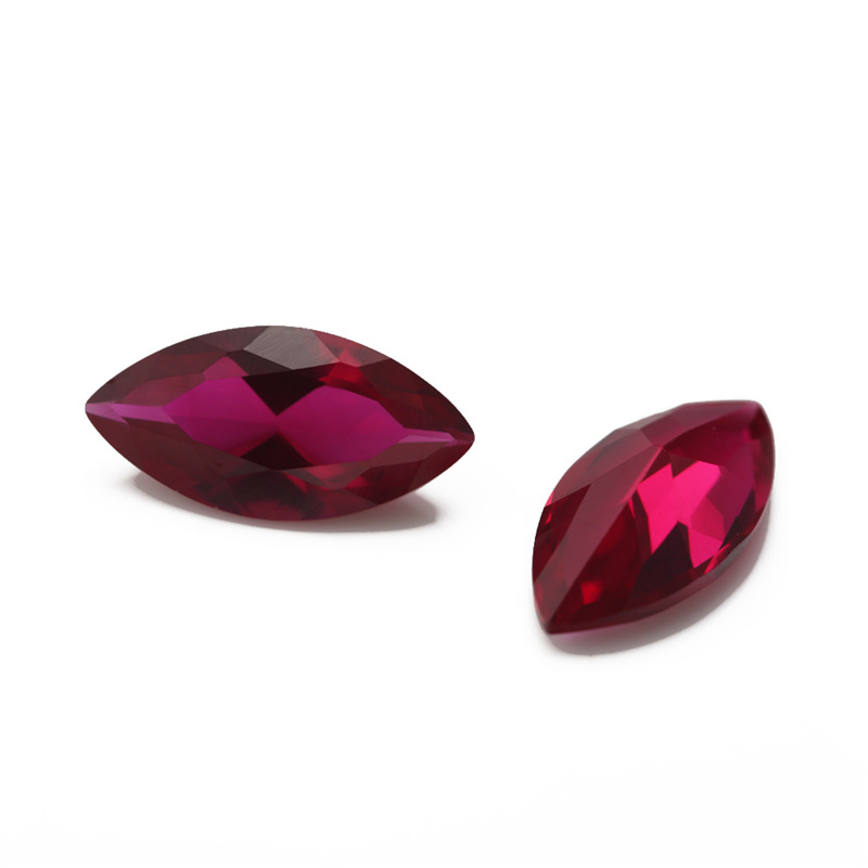 8 # Marquis Red Corundum Производитель напрямую продает рубиновые украшения оптом