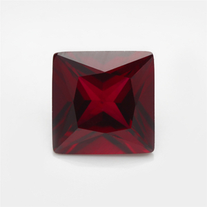 8# Princess Red Corundum Синтетический корунд Голубиная кровь Рубин