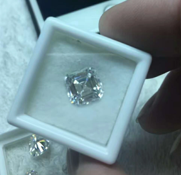 10,0 мм 3EX DEF Color Factory Высококачественная оптовая цена VVS Asscher Moissanite Синтетический муассанит