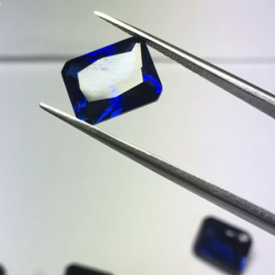  Radiant Cut Blue Sapphire 3ex Gemstone с высоким качеством