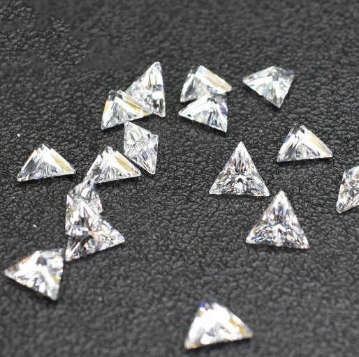 8,0 мм треугольная огранка высокого качества VVS Moissanite D Color 3EX Заводская оптовая цена Синтетический муассанит