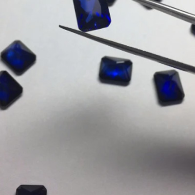  Radiant Cut Blue Sapphire 3ex Gemstone с высоким качеством