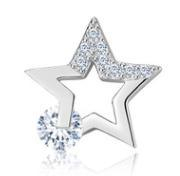 Серьги Night Sky Series из стерлингового серебра 925 пробы с позолотой Star Moon