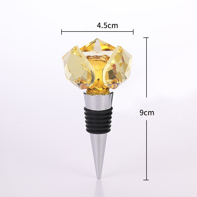 Европейская хрустальная пробка для винных бутылок, Вакуумная пробка для бутылок Bear Rose, Креативная герметизирующая пробка, Пробка для горлышка винной бутылки