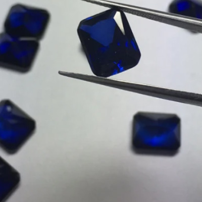  Radiant Cut Blue Sapphire 3ex Gemstone с высоким качеством