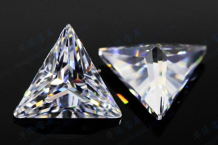 4,5 мм треугольная огранка высокого качества VVS Moissanite D Color 3EX Заводская оптовая цена Синтетический муассанит