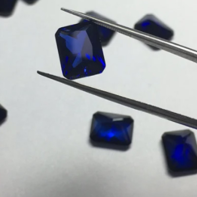  Radiant Cut Blue Sapphire 3ex Gemstone с высоким качеством