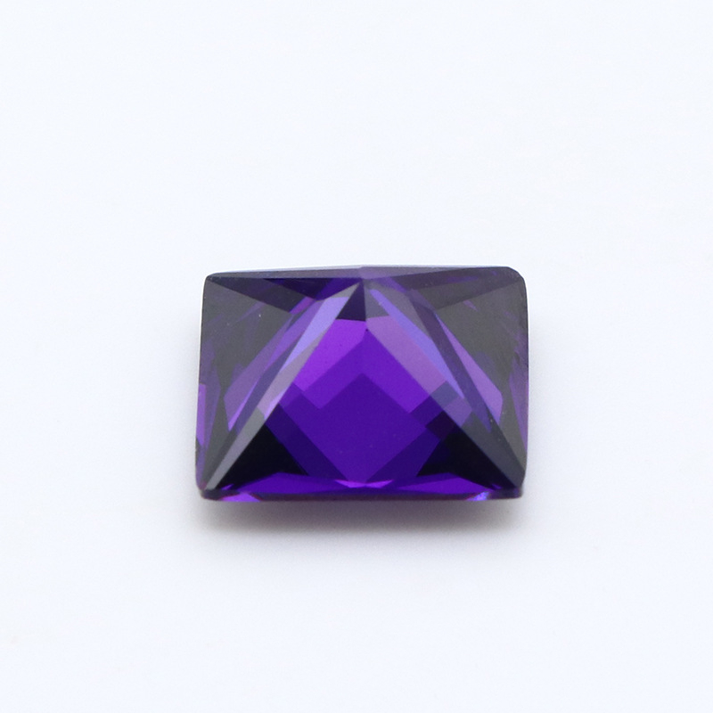 Фабричная оптовая продажа 3EX Purple VVS Princess Cubic Zirconia