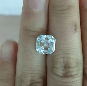 8,0 мм 3EX DEF Color Factory Высококачественная оптовая цена VVS Asscher Moissanite Синтетический муассанит