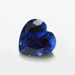 VVS Heart Shaped Sapphire 3EX Завод Оптовая Синий Корунд